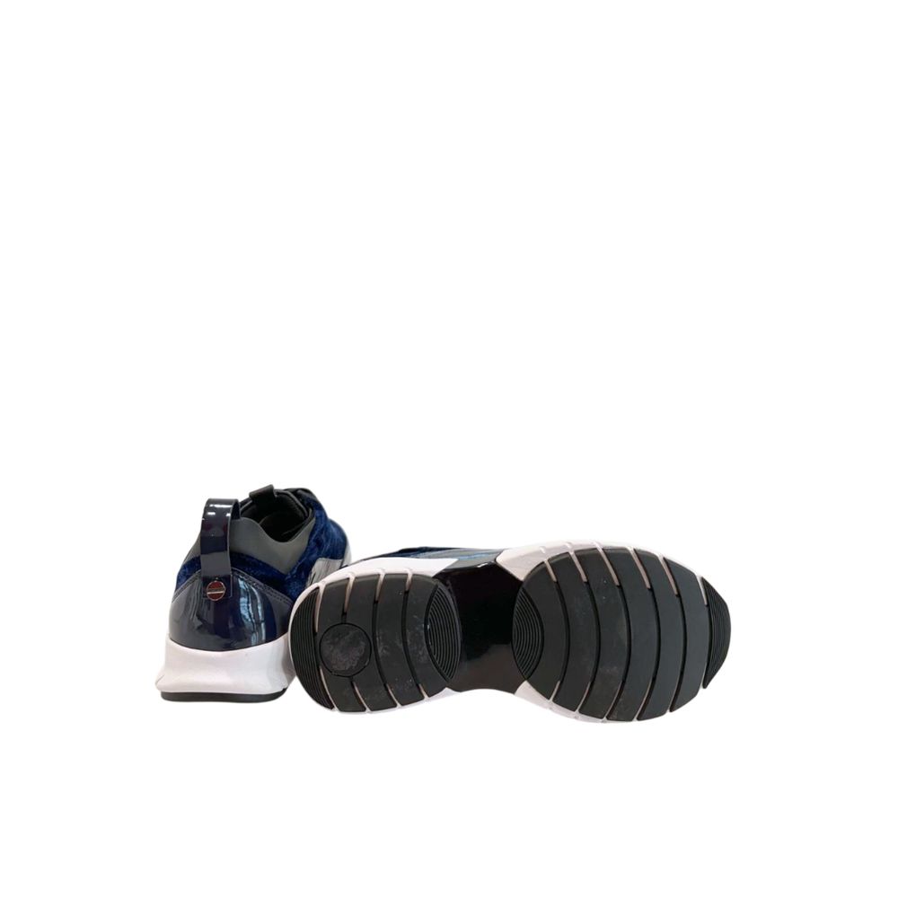 Blue Synthetic Women's Sneakers