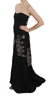 Enchanting Black Maxi Flare Dress