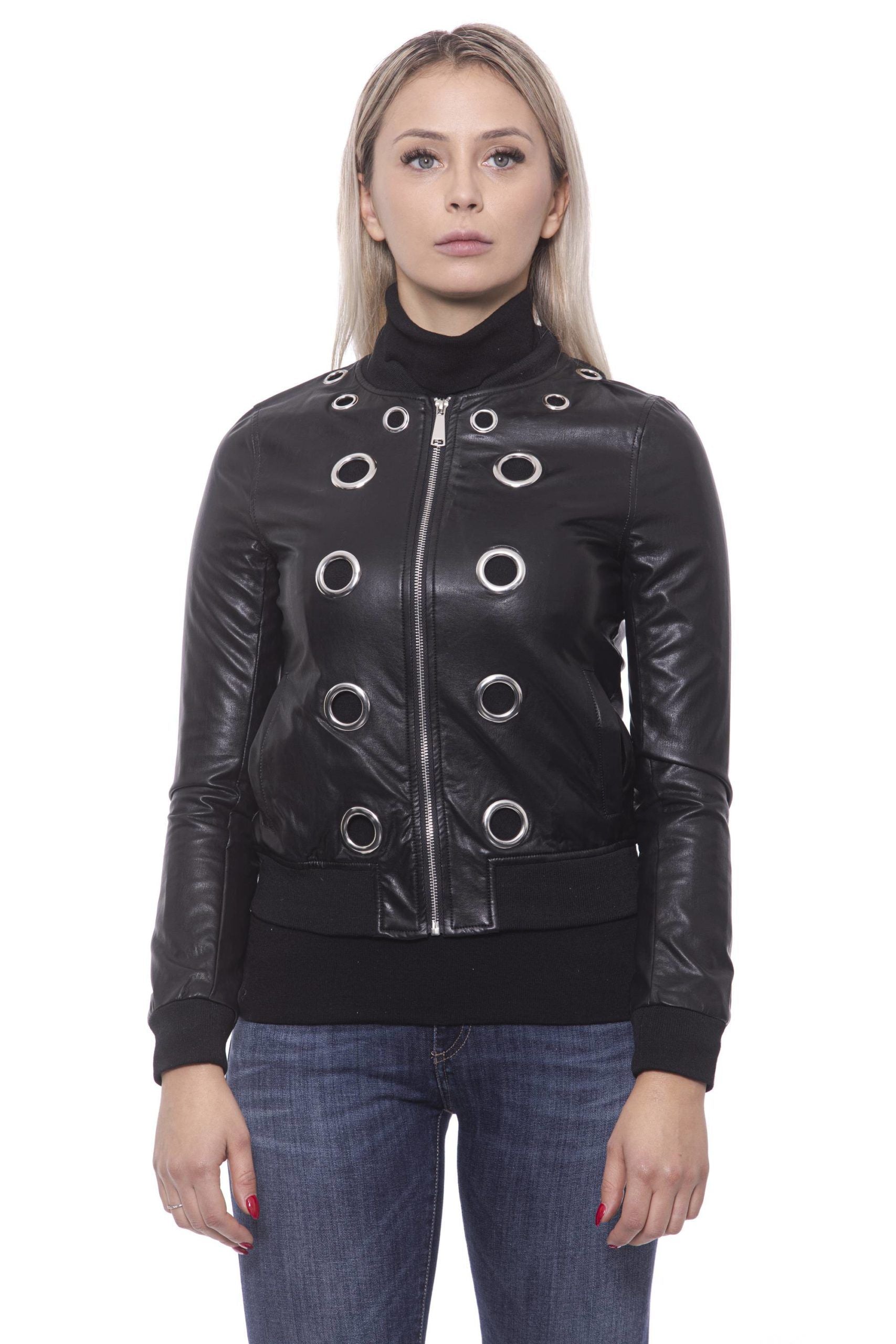 Veste en viscose noire