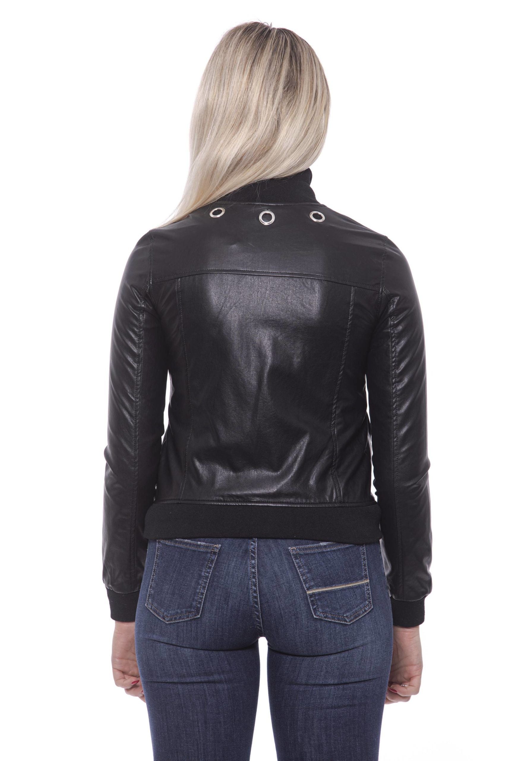 Veste en viscose noire