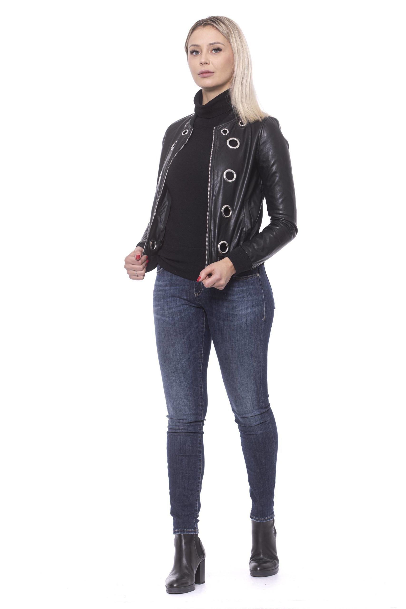 Veste en viscose noire