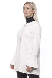 Veste et manteau en néoprène blanc