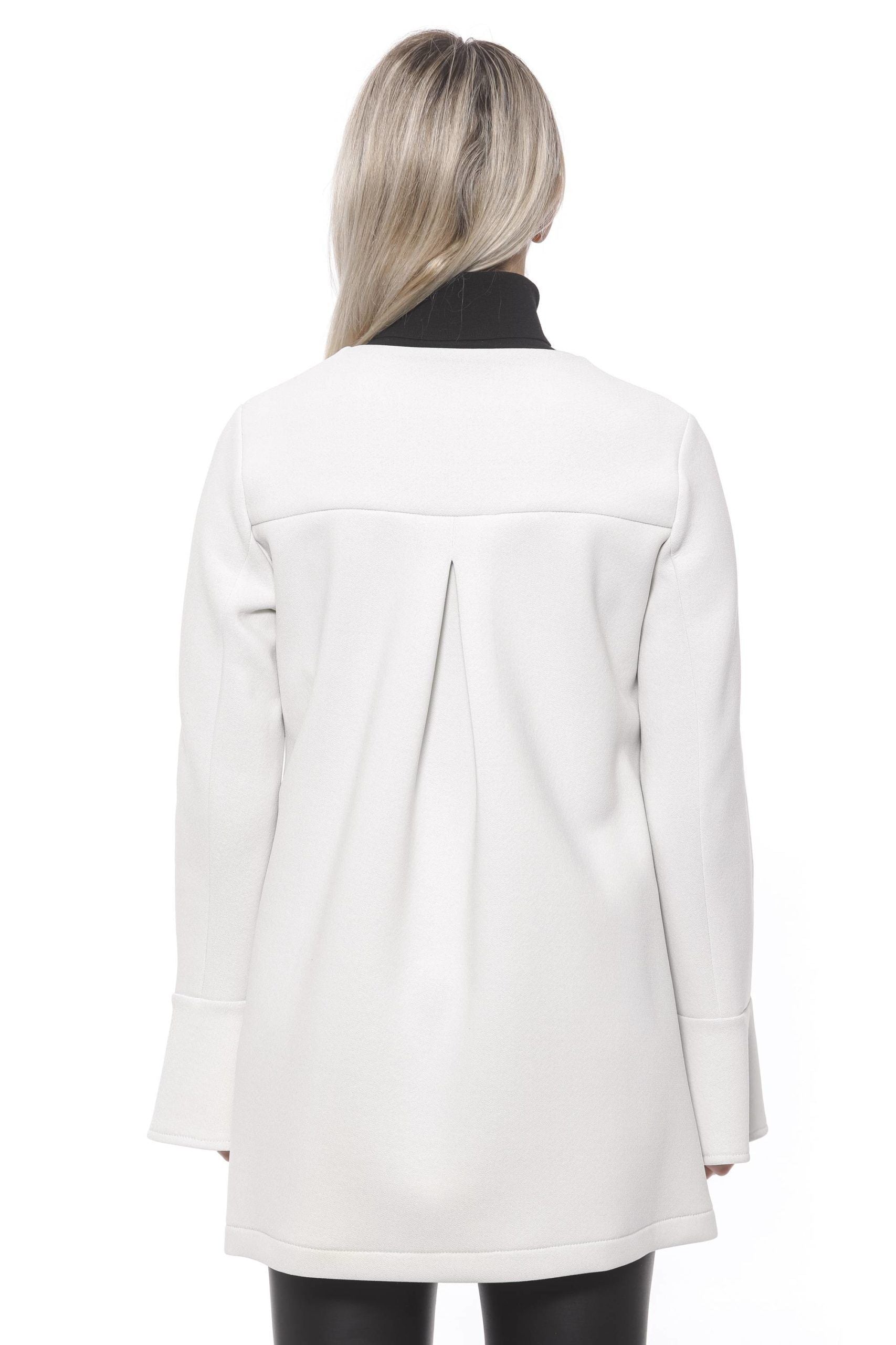 Veste et manteau en néoprène blanc