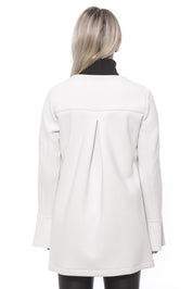 Veste et manteau en néoprène blanc