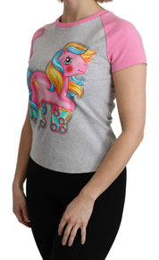 T-shirt en coton gris et rose Top My Little Pony