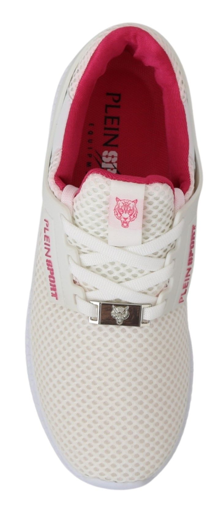 Chaussures de baskets Becky en polyester blanc rose