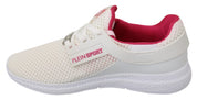 Chaussures de baskets Becky en polyester blanc rose