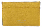 Sunshine Yellow Leather Card Holder