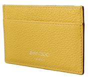 Sunshine Yellow Leather Card Holder