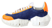 Electric Elegance Leather Mix Sneakers