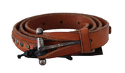 Elegant Leather Waist Belt in Brown