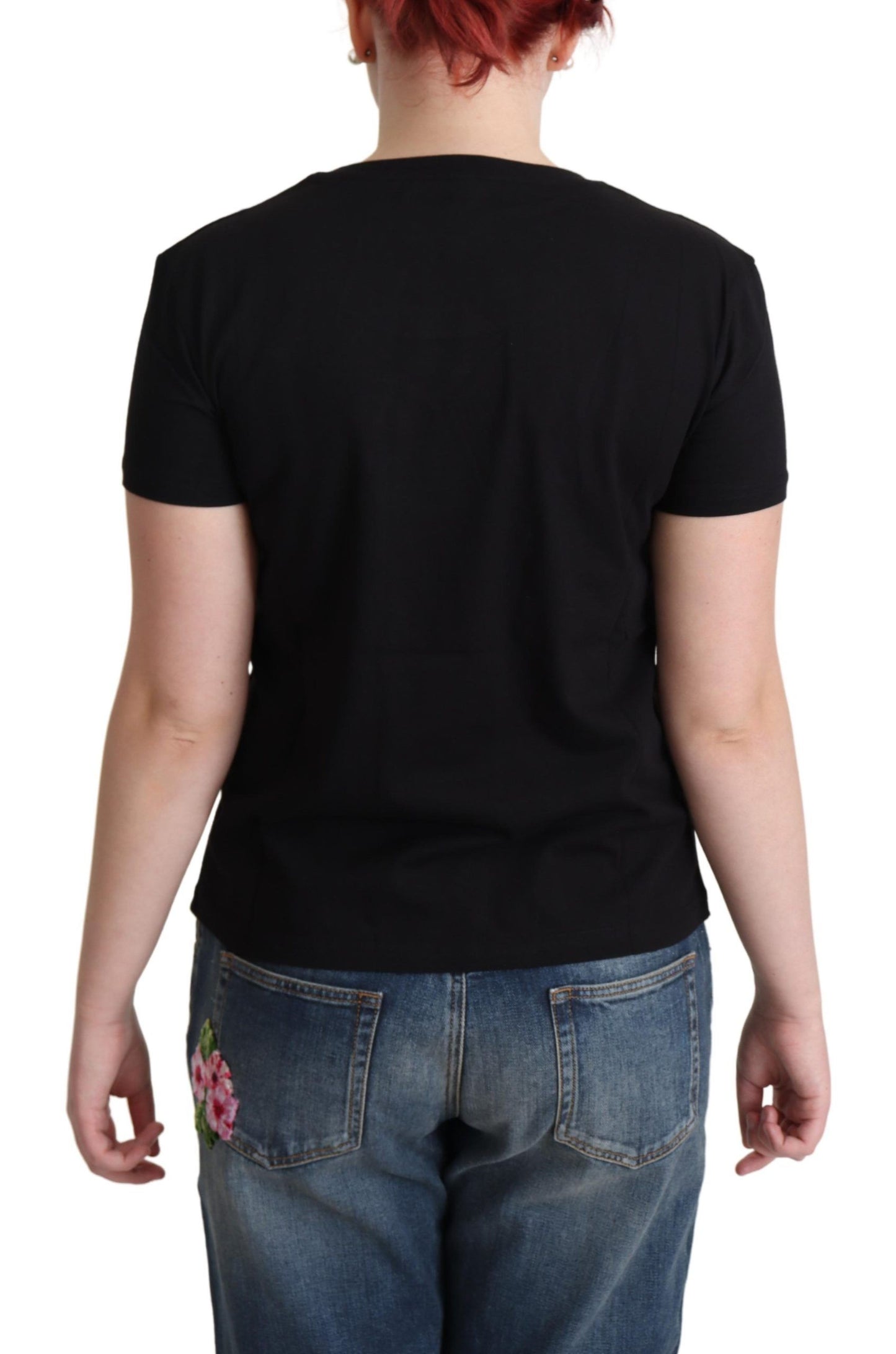 T-shirt imprimé Sunny Milano en coton noir