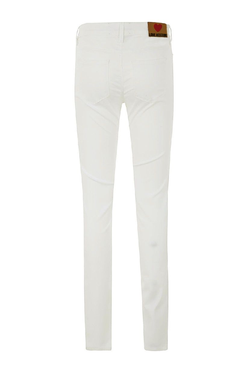 White Cotton Women Jeans