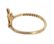 Elegant Gold-Plated Sterling Silver Ring