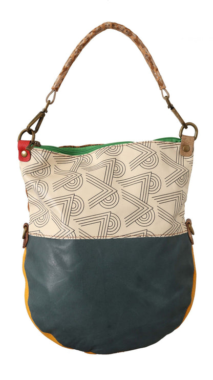 Chic Multicolor Leather Shoulder Bag