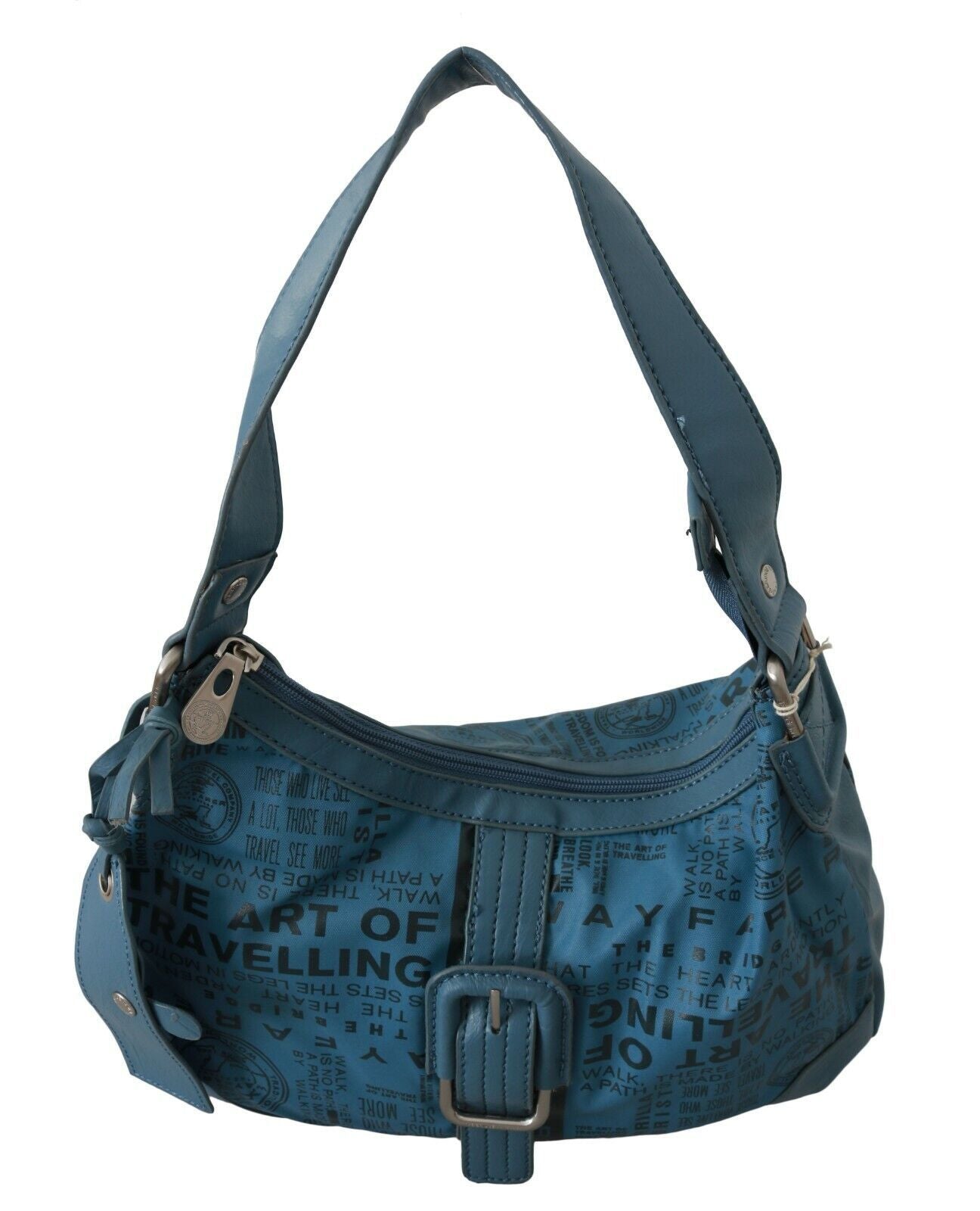 Sac à Main Épaule Imprimé Bourse Femme Bleu