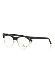 Black Acetate Unisex Eyeglass Frame