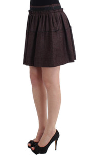 Chic Purple Mini Skirt for Elegant Evenings