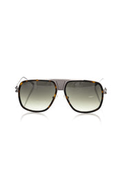 Brown Metallic Fiber Men Sunglass