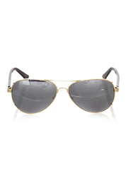 Gold Metallic Fiber Men's Sunglass