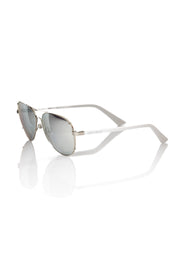 Silver Metallic Men Sunglass