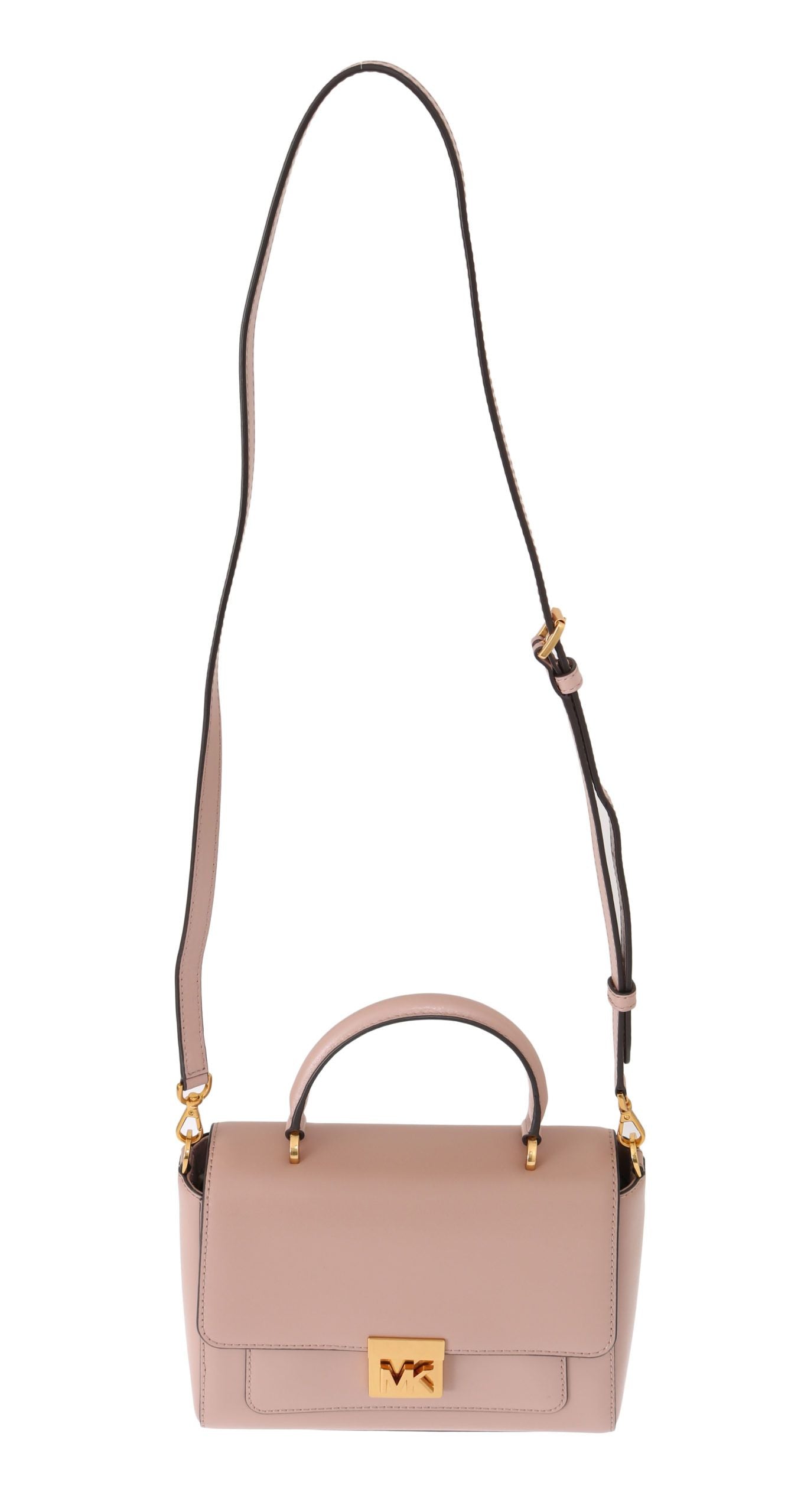 Sac bandoulière en cuir rose MINDY