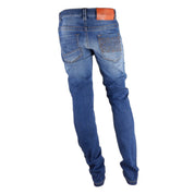 Blaue Jeans und Hose aus Baumwolle