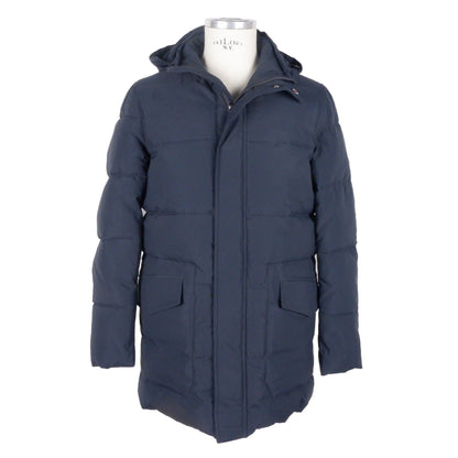 Veste en polyester bleue