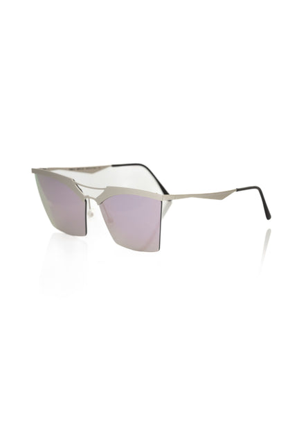 Silver Metallic Women's Sunglass