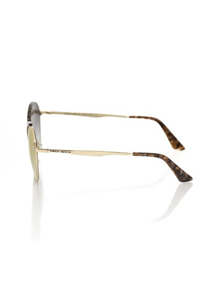 Beige Metallic Women Sunglass