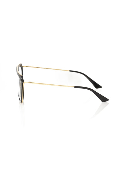 Aviator-Style Chic Eyeglasses with Gold Accents