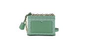 Cece Small Sea Green Signature PVC Convertible Flap Umhängetasche