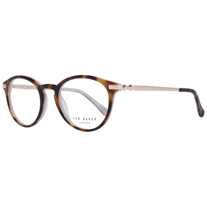 Chic Brown Round Full-Rim Fashion Frames