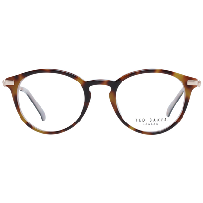 Chic Brown Round Full-Rim Fashion Frames