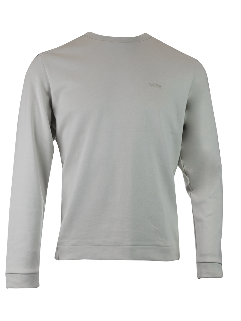 Sweat Col Rond En Coton Beige