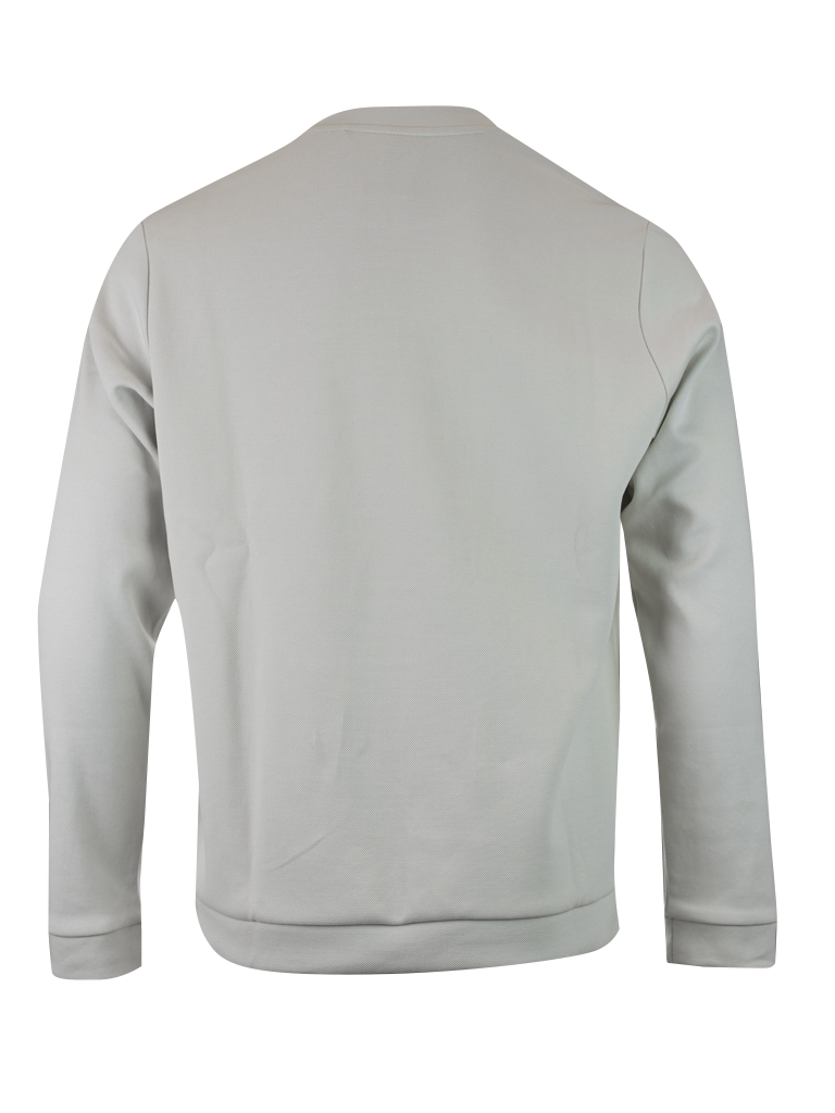 Sweat Col Rond En Coton Beige