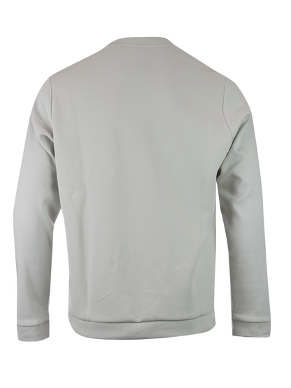 Sweat Col Rond En Coton Beige