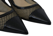 Chic Patent Mesh Pointed Pumps