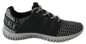 Schwarze Runner Mason Sneakers aus Polyester