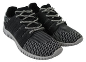 Schwarze Runner Mason Sneakers aus Polyester