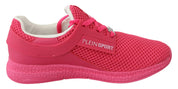 Fuxia Beetroot Polyester Runner Becky Sneakers Schuhe