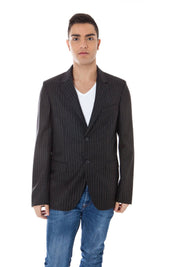 Gray Wool Men Jacket