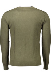 Green Wool Men Sweater