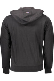 Black Cotton Men Sweater