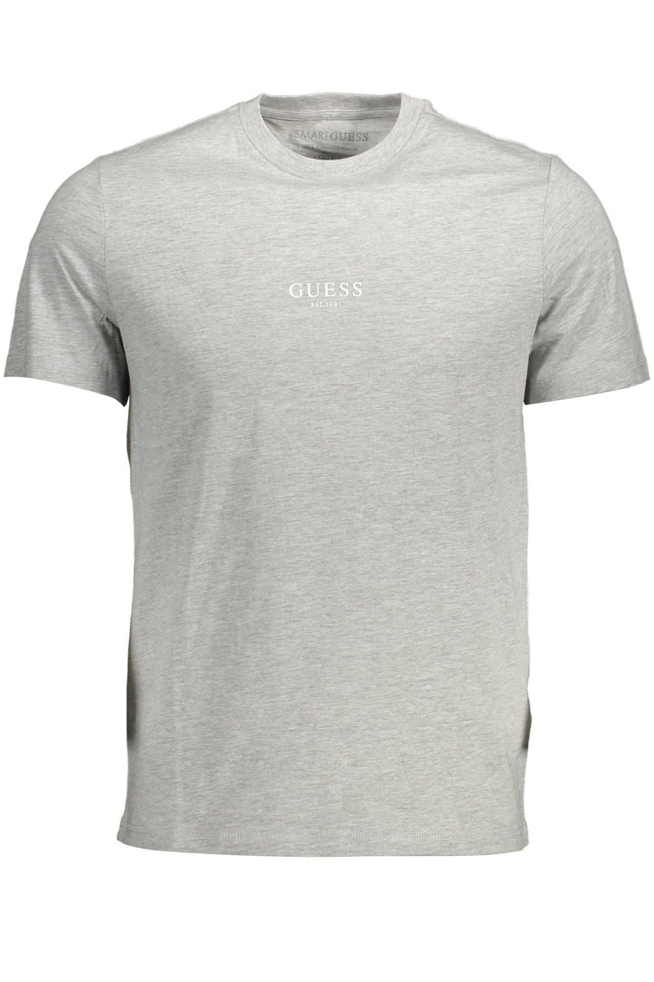 Gray Cotton Men T-Shirt