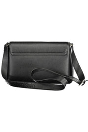 Black Polyester Women Handbag