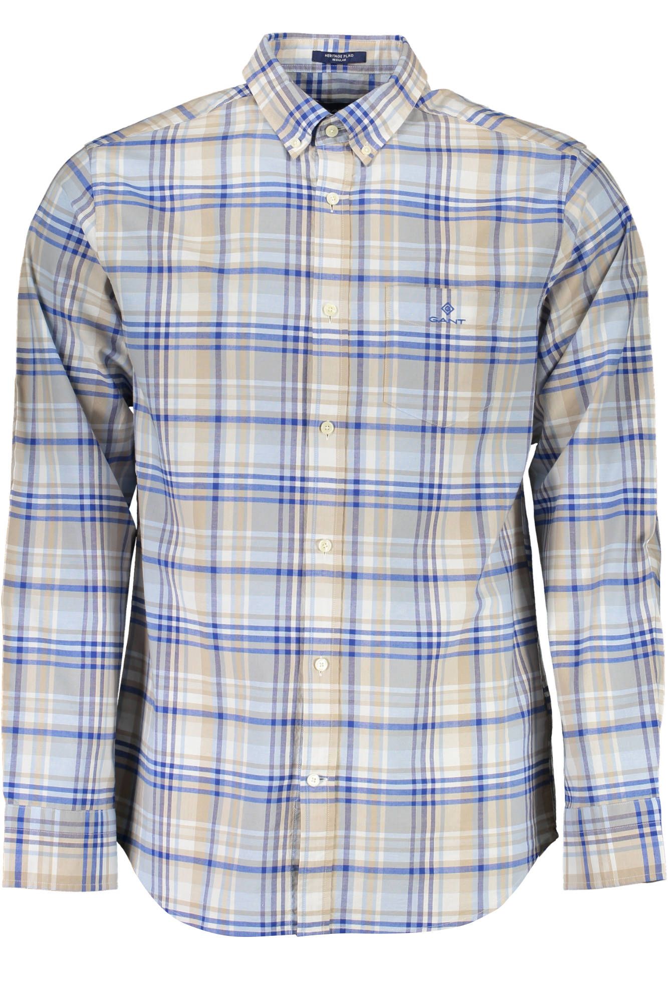 Light Blue Cotton Men Shirt