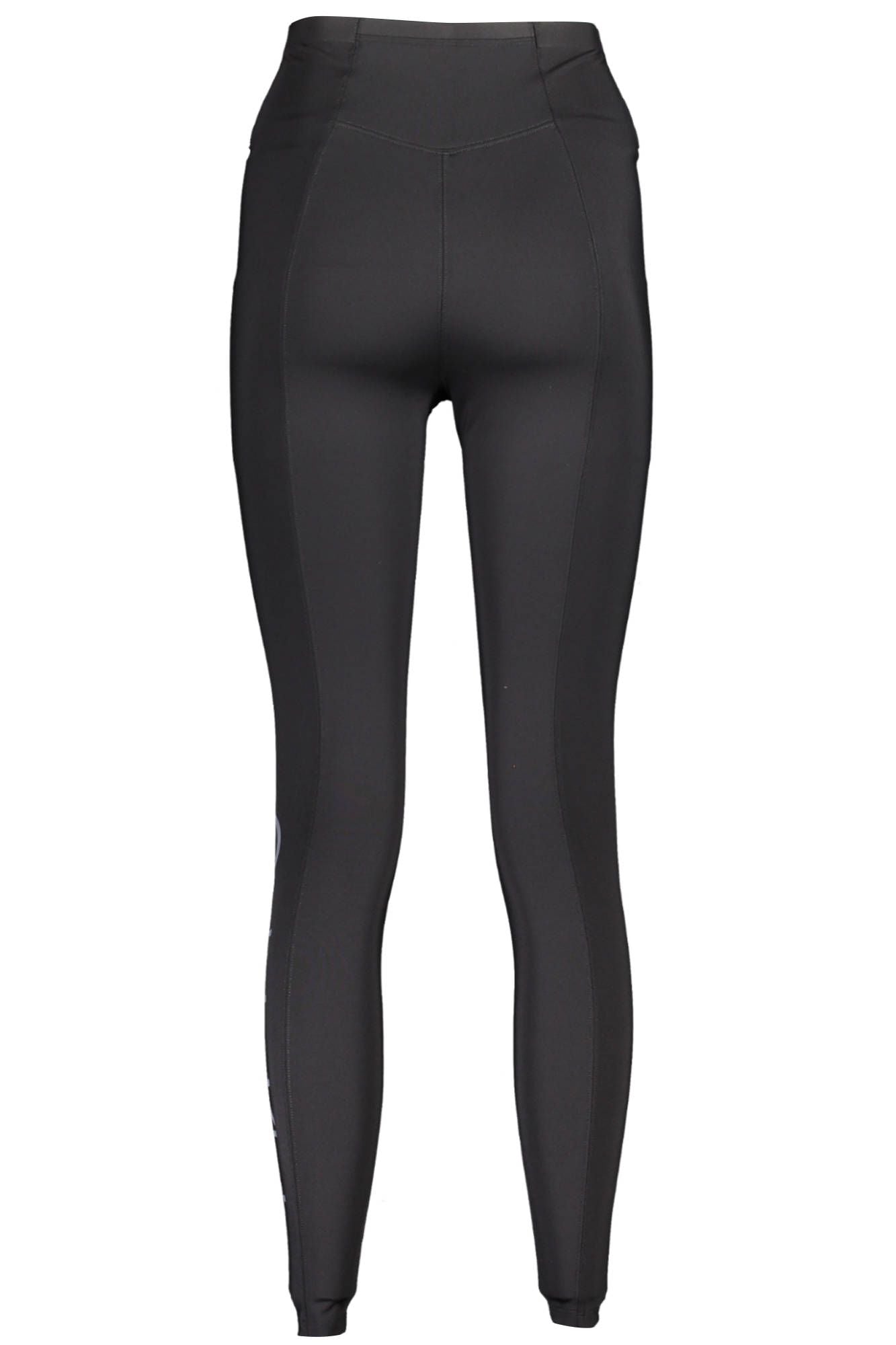 Black Polyester Women Legging