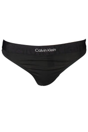 Black Cotton Women Thong