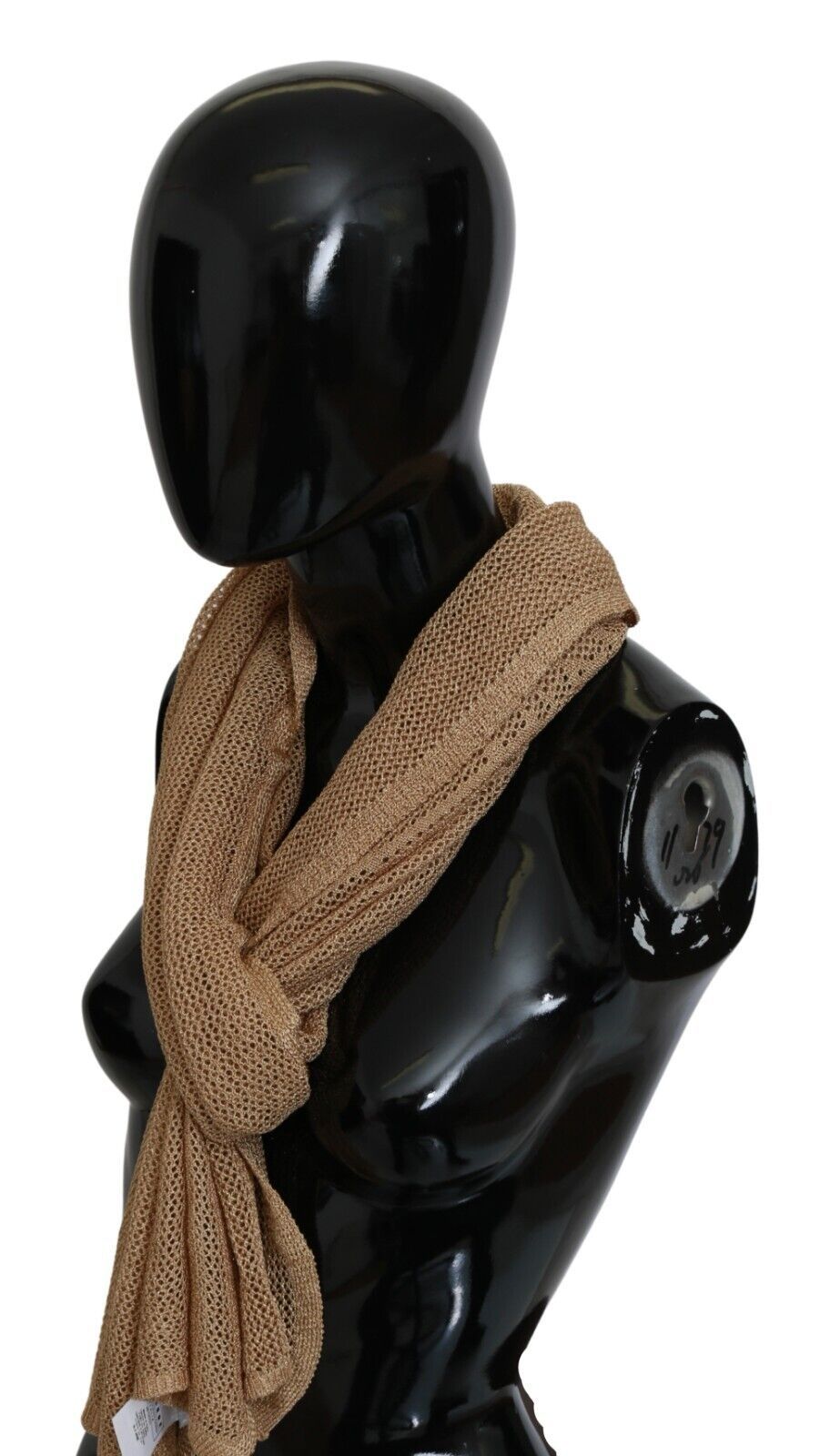 Foulard châle d'hiver marron pour le cou